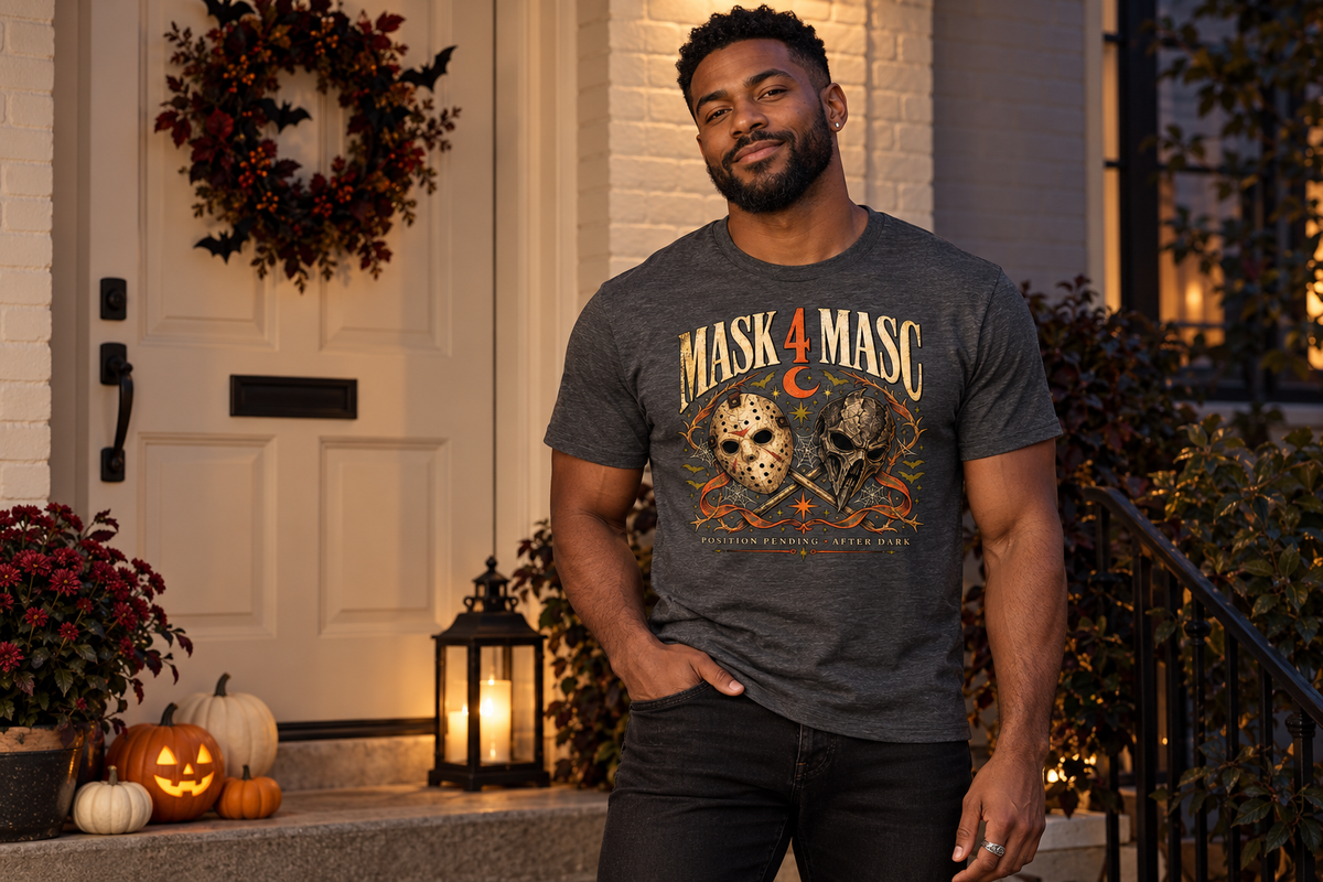MASK 4 MASC — Vintage Halloween Graphic Tee/Hoodie