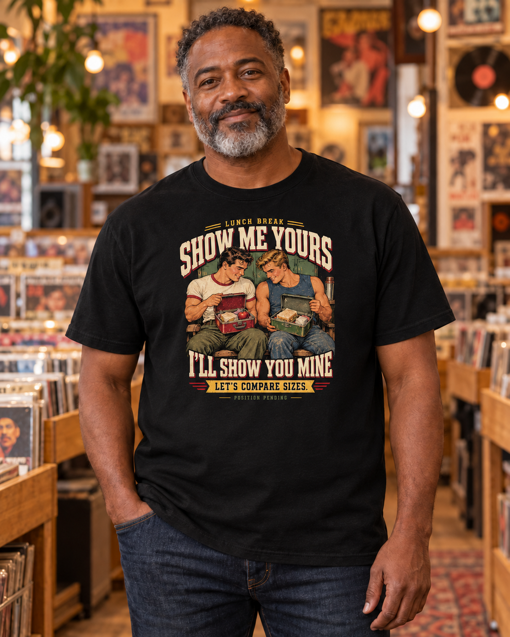 SHOW ME YOURS, I'LL SHOW YOU MINE — Vintage Queer Graphic Tee