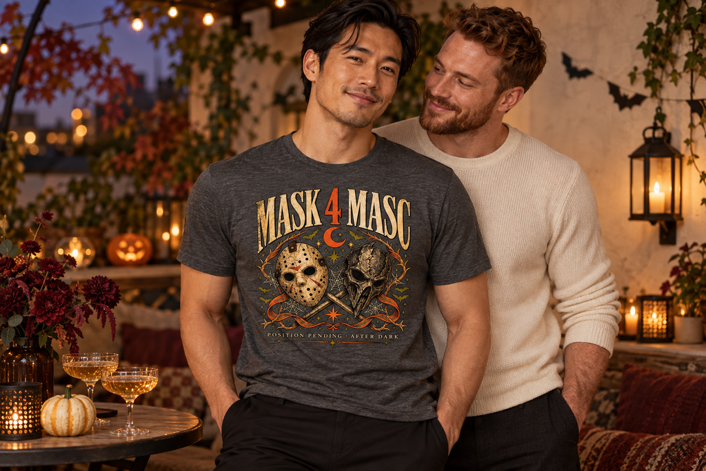 MASK 4 MASC — Vintage Halloween Graphic Tee/Hoodie