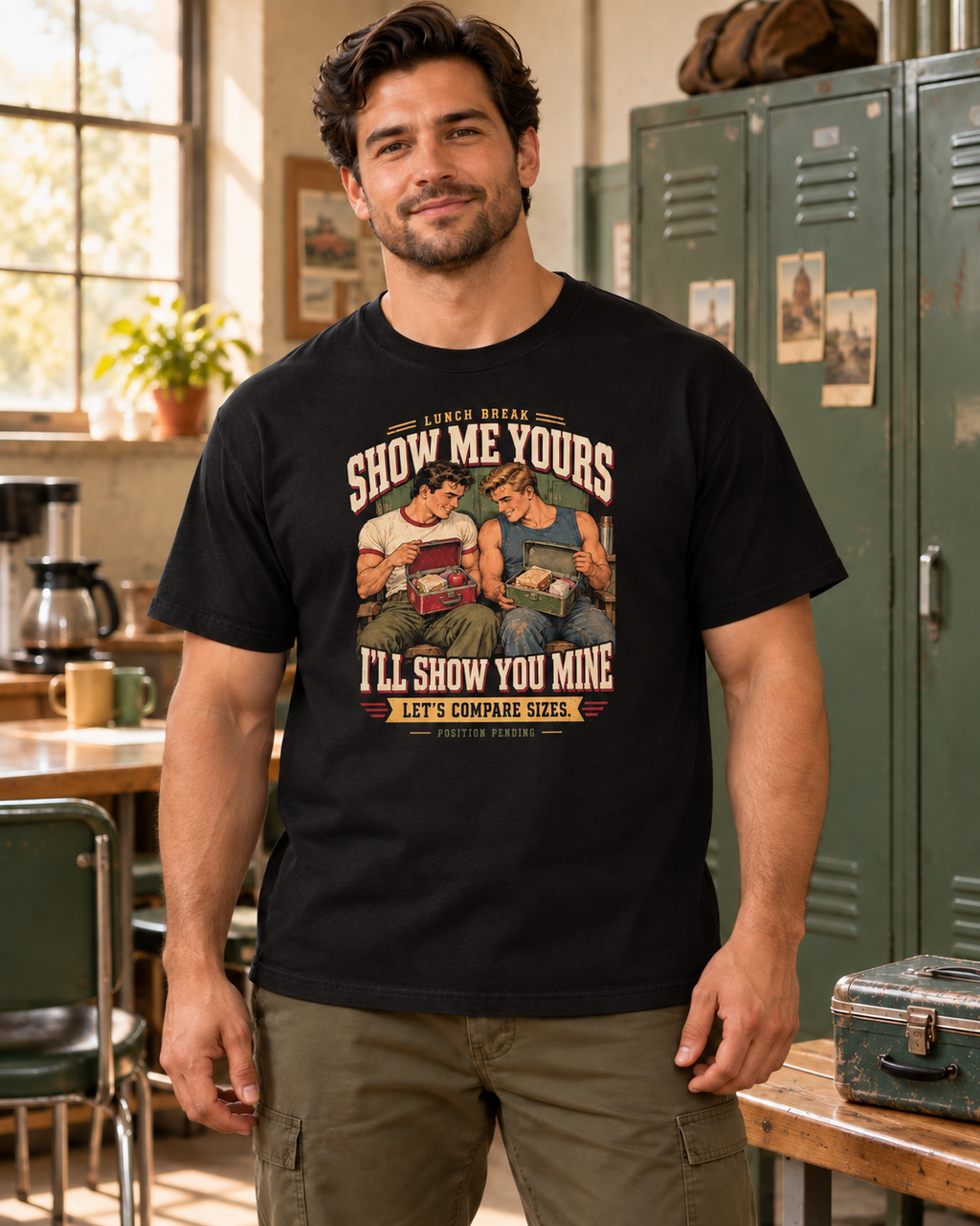 SHOW ME YOURS, I'LL SHOW YOU MINE — Vintage Queer Graphic Tee
