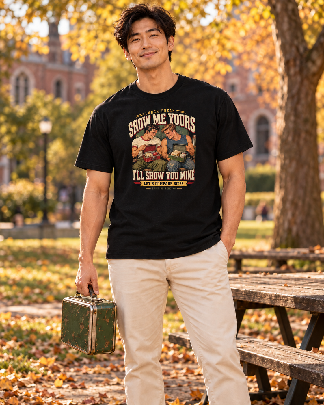 SHOW ME YOURS, I'LL SHOW YOU MINE — Vintage Queer Graphic Tee